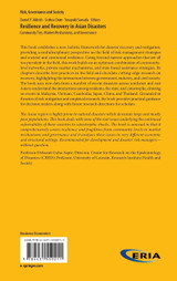 Resilience and Recovery in Asian Disasters Resilience and Recovery in Asian Disasters
