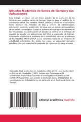 Métodos Modernos de Series de Tiempo y sus Aplicaciones