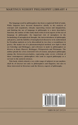 The Language of Philosophy The Language of Philosophy