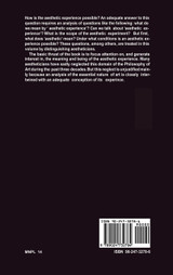 Possibility of the Aesthetic Experience
