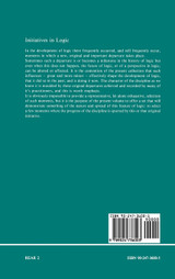 Initiatives in Logic