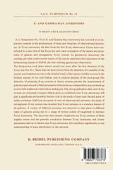 X- and Gamma-Ray Astronomy