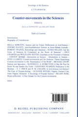 Counter-Movements in the Sciences