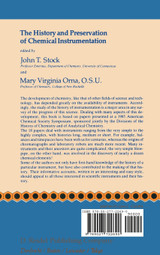 The History and Preservation of Chemical Instrumentation