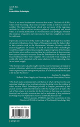 Ancient Water Technologies