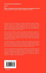 Advances in Design Methods from Modeling Languages for Embedded Systems and SoC's