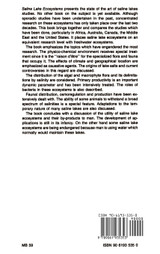 Saline Lake Ecosystems of the World