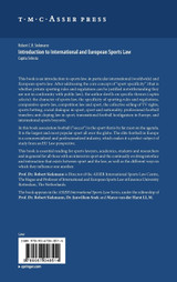Introduction to International and European Sports Law Introduction to International and European Sports Law