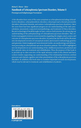 Handbook of Schizophrenia Spectrum Disorders, Volume 2 Handbook of Schizophrenia Spectrum Disorders, Volume 2