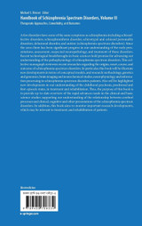 Handbook of Schizophrenia Spectrum Disorders, Volume III Handbook of Schizophrenia Spectrum Disorders, Volume III
