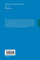 Autonomy in the Law Autonomy in the Law