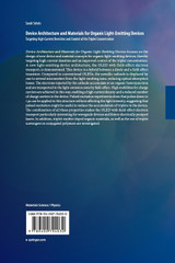 Device Architecture and Materials for Organic Light-Emitting Devices Device Architecture and Materials for Organic Light-Emitting Devices