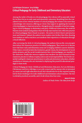 Critical Pedagogy for Early Childhood and Elementary Educators Critical Pedagogy for Early Childhood and Elementary Educators