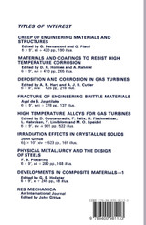 The Development of Gas Turbine Materials
