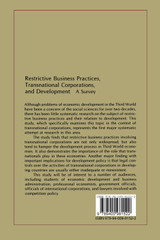 Restrictive Business Practices, Transnational Corporations, and Development