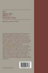 The Supply-Side Effects of Economic Policy
