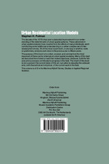 Urban residential location models