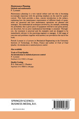 Maintenance Planning Maintenance Planning