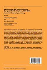 Nationalising and Denationalising European Border Regions, 1800-2000 Nationalising and Denationalising European Border Regions, 1800-2000