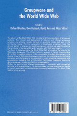 Groupware and the World Wide Web Groupware and the World Wide Web