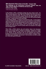 Main Economic Policy Areas of the EEC - Toward 1992 Main Economic Policy Areas of the EEC - Toward 1992