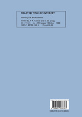 Third European Rheology Conference and Golden Jubilee Meeting of the British Society of Rheology
