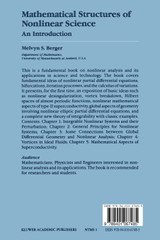 Mathematical Structures of Nonlinear Science