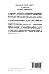 The Metaphysics of Liberty
