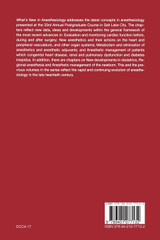 What's New in Anesthesiology