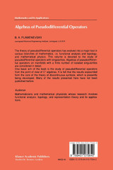 Algebras of Pseudodifferential Operators