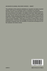 Advances in Animal Welfare Science 1986/87
