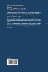 Knowledge and virtue in early Stoicism