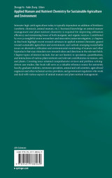 Applied Manure and Nutrient Chemistry for Sustainable Agriculture and Environment