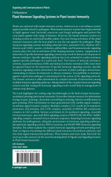 Plant Hormone Signaling Systems in Plant Innate Immunity Plant Hormone Signaling Systems in Plant Innate Immunity