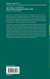 Water Pollution and Abatement Policy in India