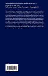 Re-Thinking Organic Food and Farming in a Changing World