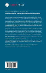 Provisional Measures Issued by International Courts and Tribunals Provisional Measures Issued by International Courts and Tribunals