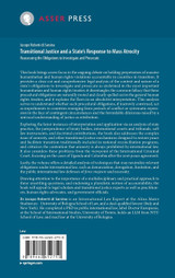 Transitional Justice and a State's Response to Mass Atrocity Transitional Justice and a State's Response to Mass Atrocity