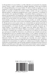 La Discapacidad en la escena familiar.