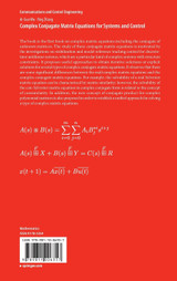 Complex Conjugate Matrix Equations for Systems and Control