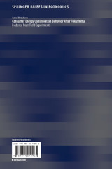 Consumer Energy Conservation Behavior After Fukushima