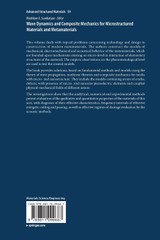 Wave Dynamics and Composite Mechanics for Microstructured Materials and Metamaterials Wave Dynamics and Composite Mechanics for Microstructured Materials and Metamaterials