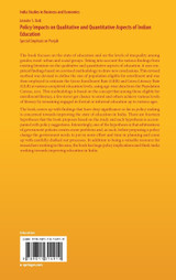 Policy Impacts on Qualitative and Quantitative Aspects of Indian Education