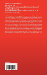 Proceedings of the 1st International Conference on Numerical Modelling in Engineering