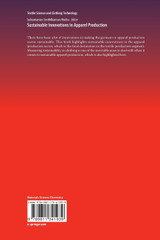 Sustainable Innovations in Apparel Production Sustainable Innovations in Apparel Production