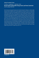 Recent Trends in Renewable Energy Sources and Power Conversion