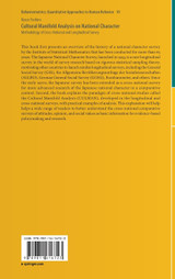 Cultural Manifold Analysis on National Character