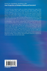 Asian Perspectives on Workplace Bullying and Harassment Asian Perspectives on Workplace Bullying and Harassment