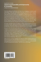 Corporate Social Responsibility and Entrepreneurship for Sustainability Corporate Social Responsibility and Entrepreneurship for Sustainability