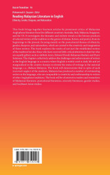 Reading Malaysian Literature in English Reading Malaysian Literature in English